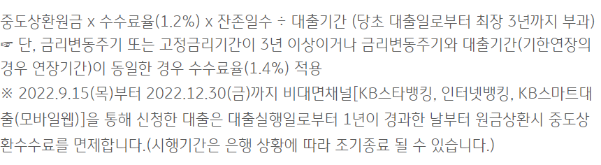 국민은행 주택담보대출