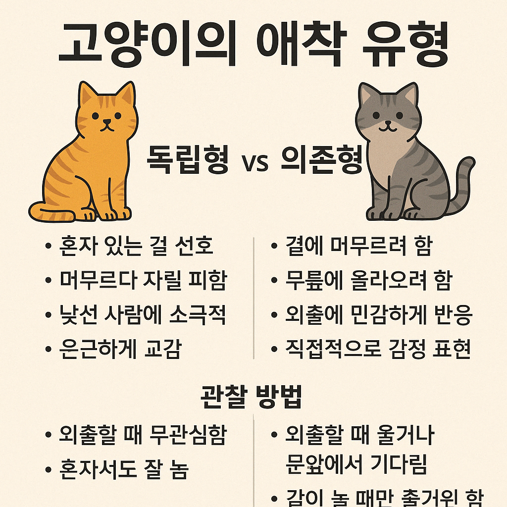 고양이의 애착 유형