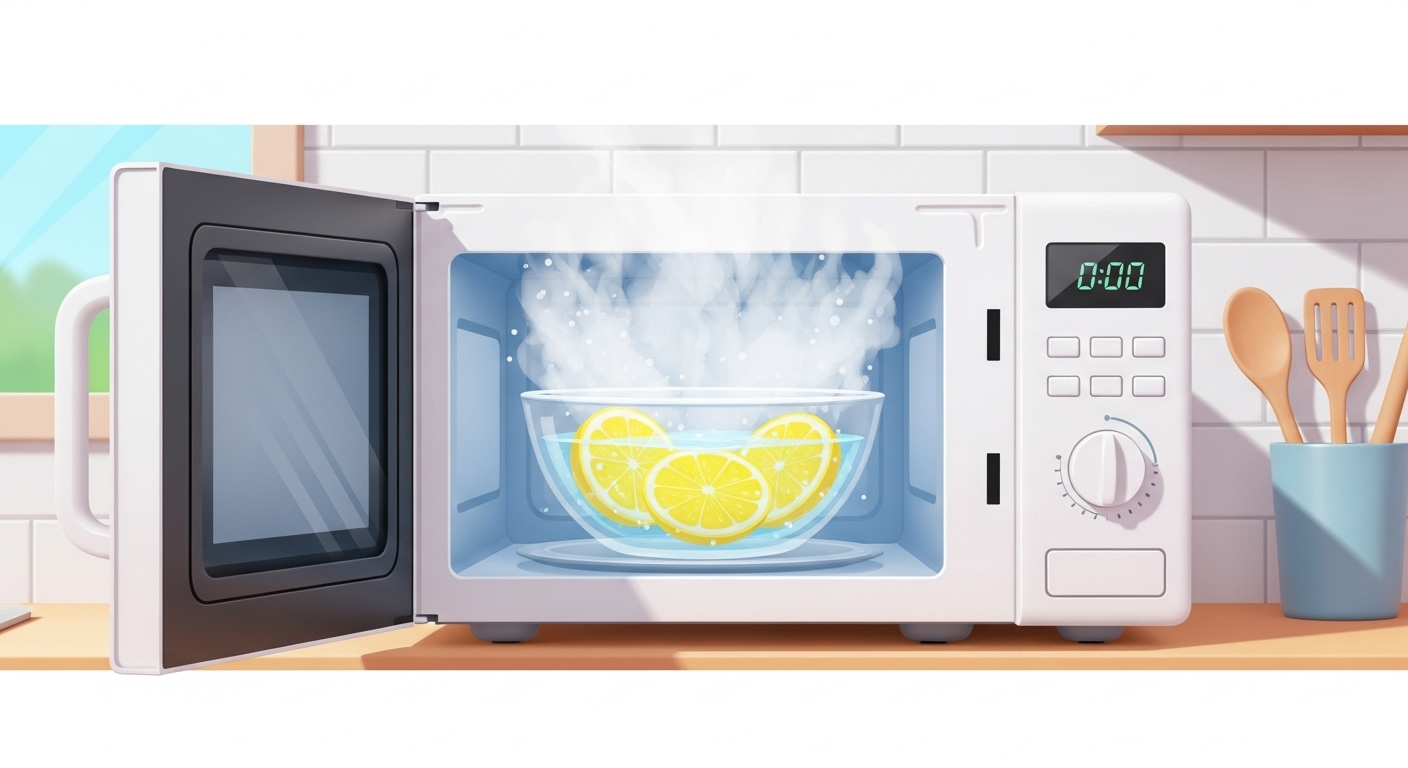 레몬 스팀 청소