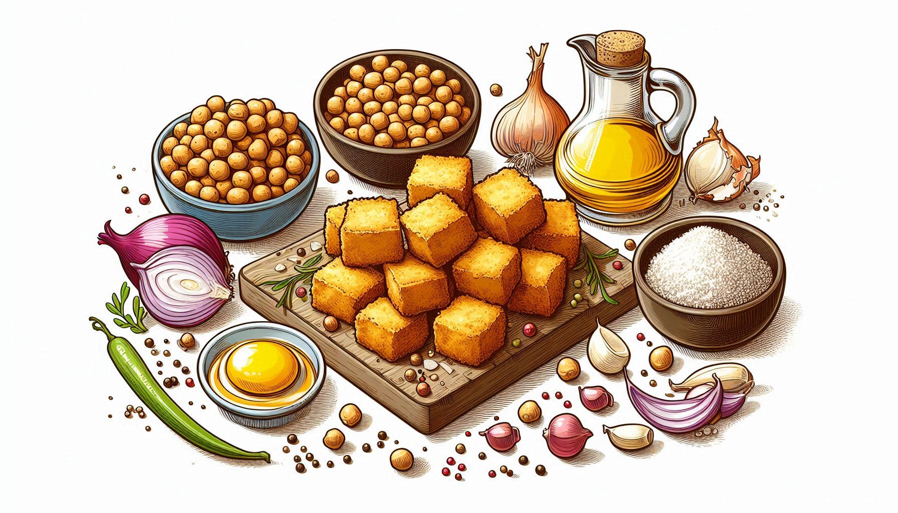 병아리콩 두부너겟