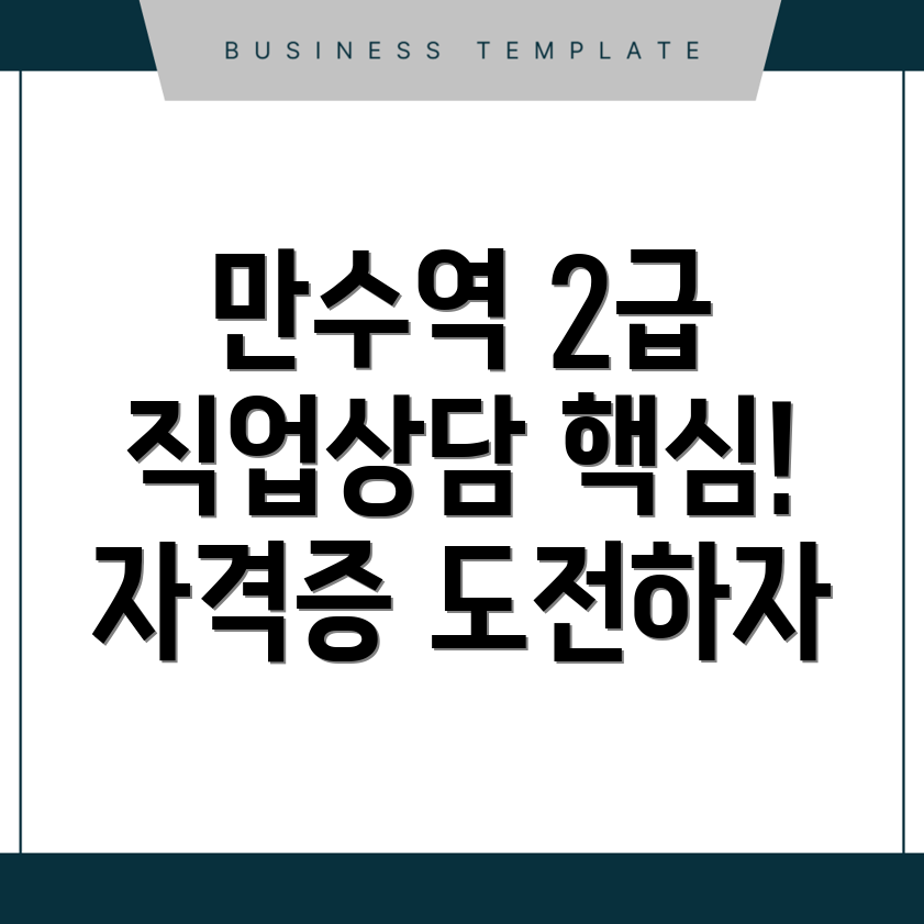 직업상담사 2급 자격증