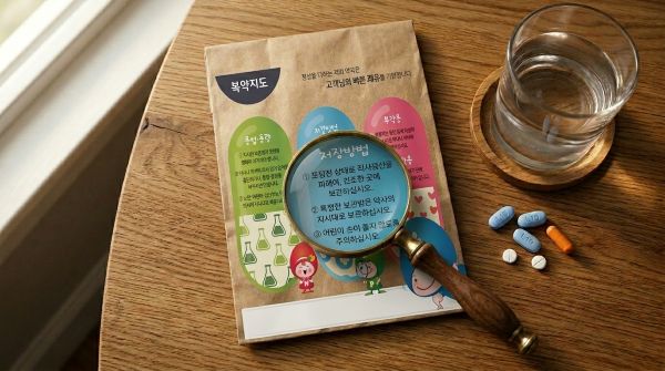 약봉투 확인하기