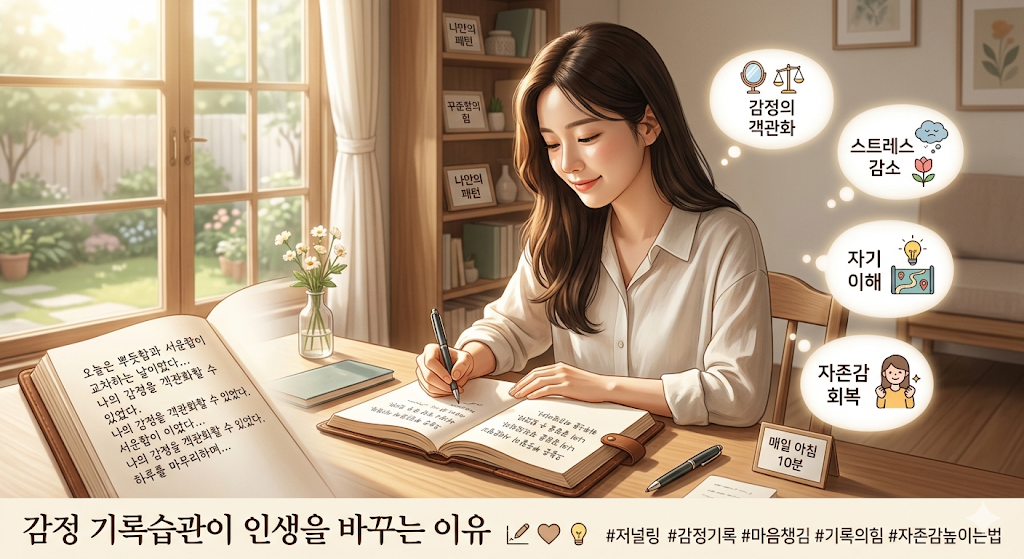 감정 기록(저널링) 습관이 인생을 바꾸는 이유