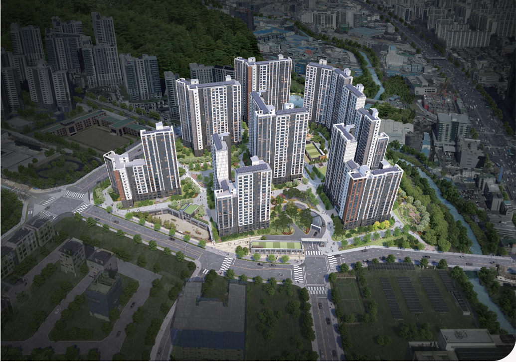 제일풍경채 의왕고천 - 조감도