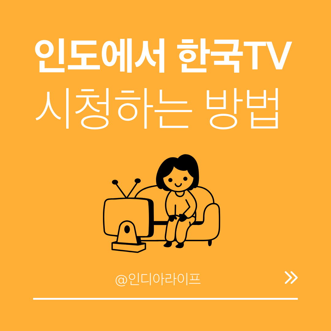 인도에서 한국 TV 시청 방법 공유: OTT 지역 제한 해제부터 VPN 활용법까지