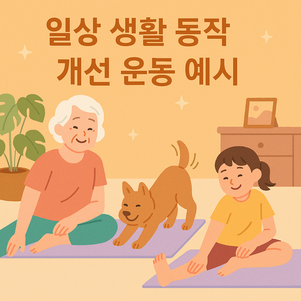 노인을 위한 일상 생활 동작 개선을 위한 기능적 운동 프로그램