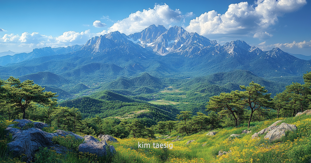 관악산의 사계절