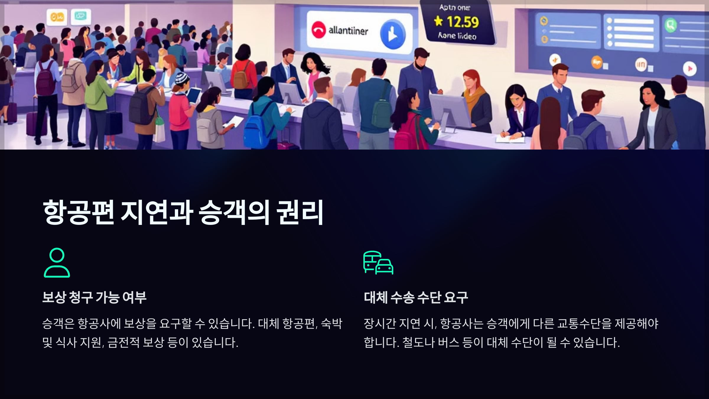 항공편 지연과 승객의 권리