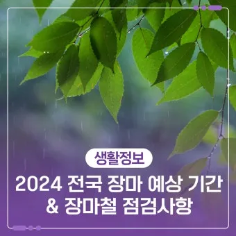 장마 예상 기간 2025년 장마철_24
