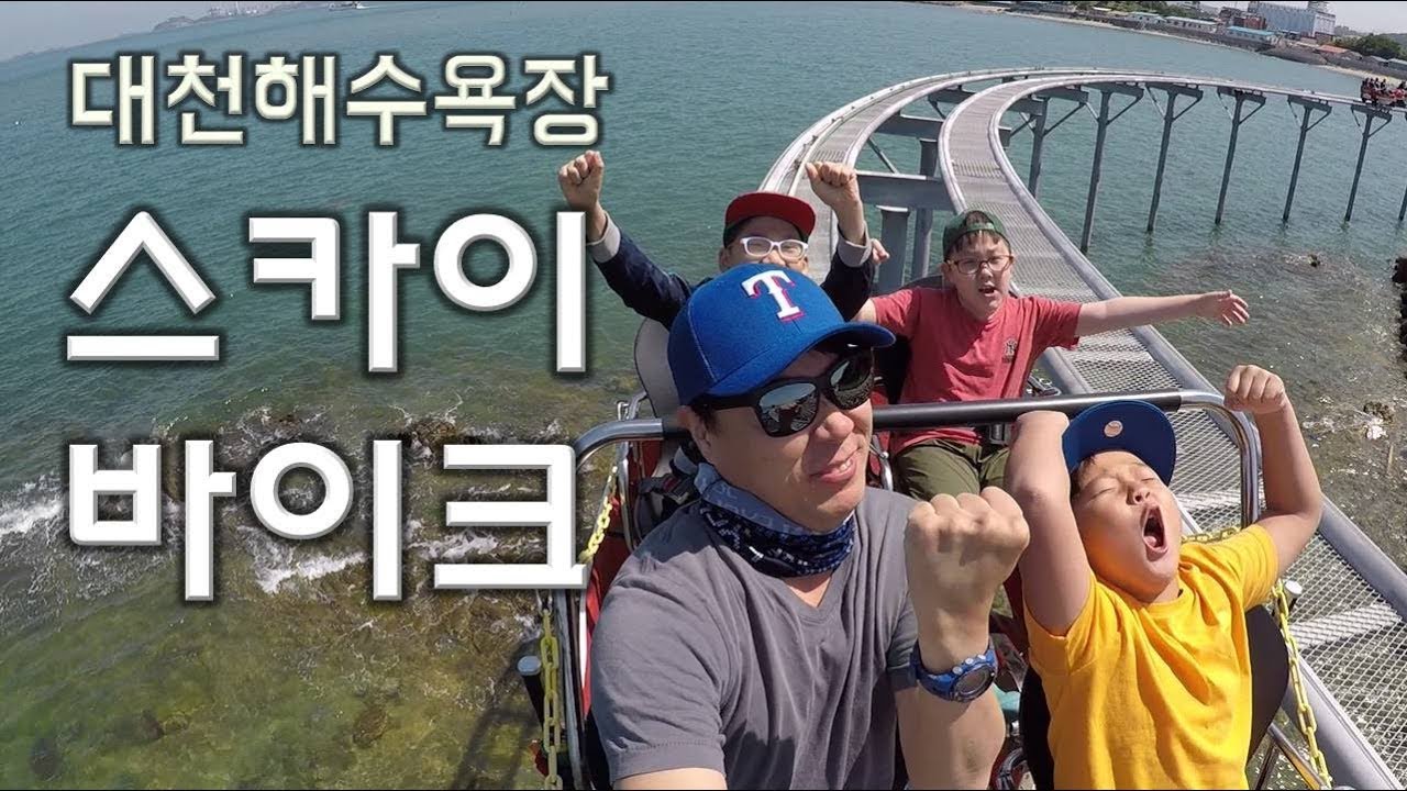 보령 가볼만한곳 - 대천해수욕장 스카이바이크