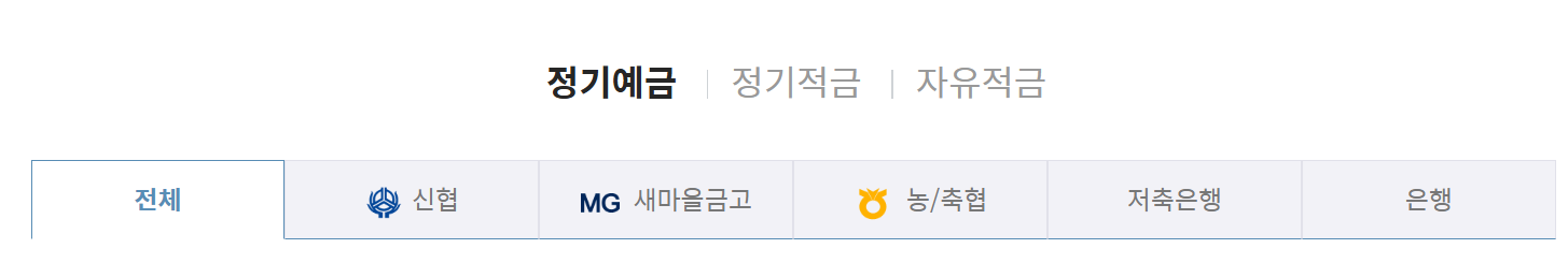 정기 예금 금리 가장 높은곳 총정리 이율 비교