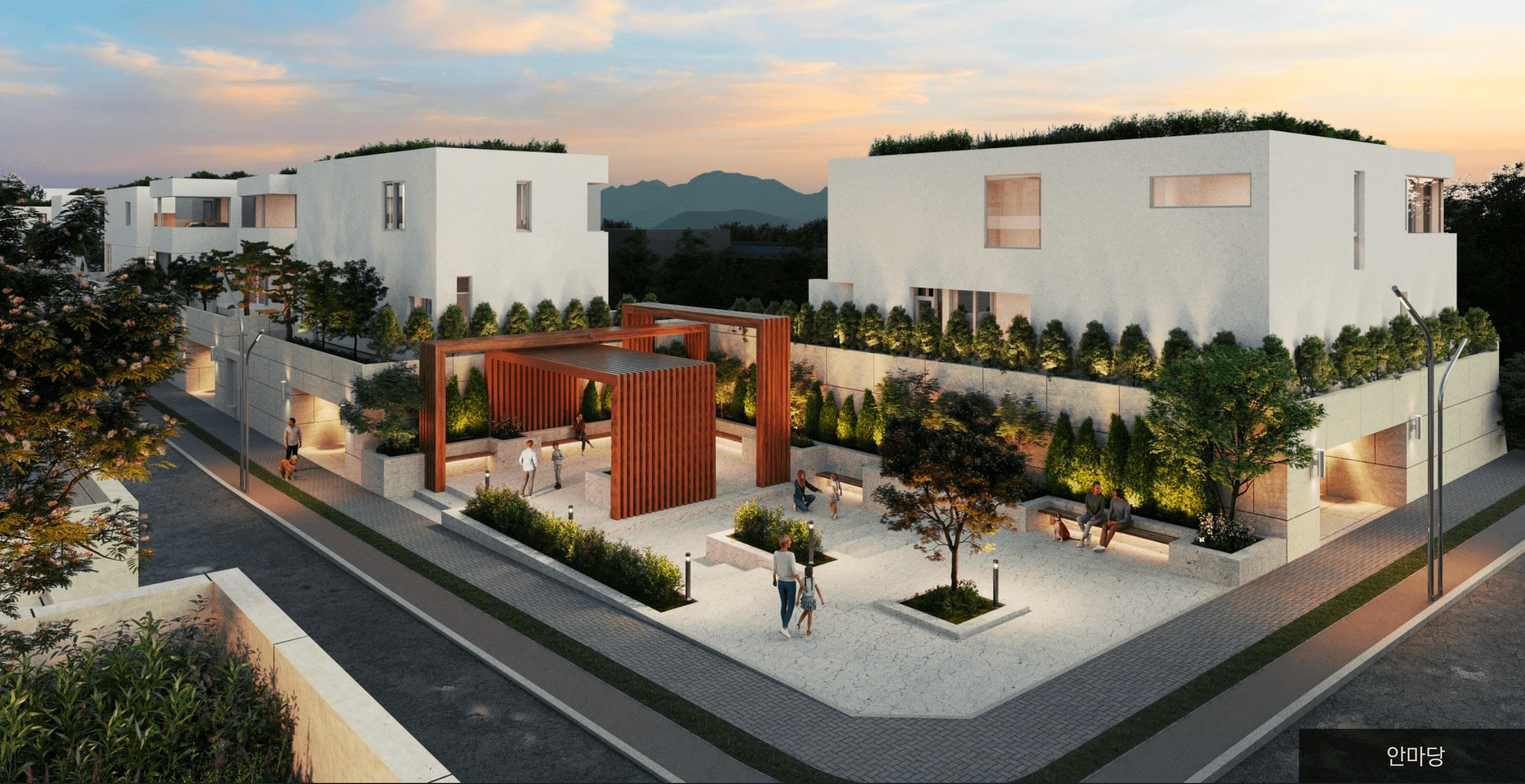 펜트빌 카운티 동탄 안마당