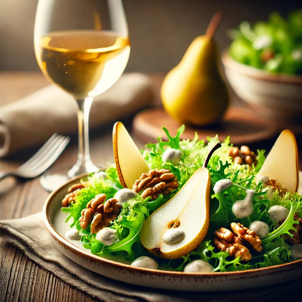 화이트와인 고급안주 배 호두 샐러드 만들기