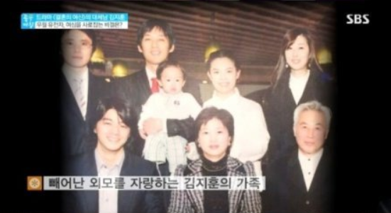 김지훈 배우 가족사진 부모님│모델로 활동 중이신 김지훈 아버지