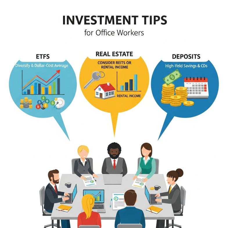직장인 맞춤형 투자 노하우 ETF, 부동산, 예금