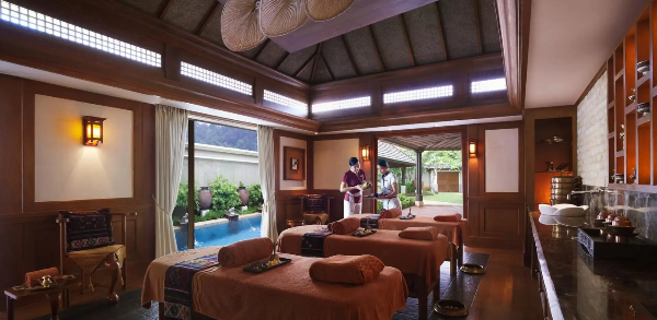 세계적 명성을 가진 샹그릴라 호텔의 대표적인 치 스파 시설