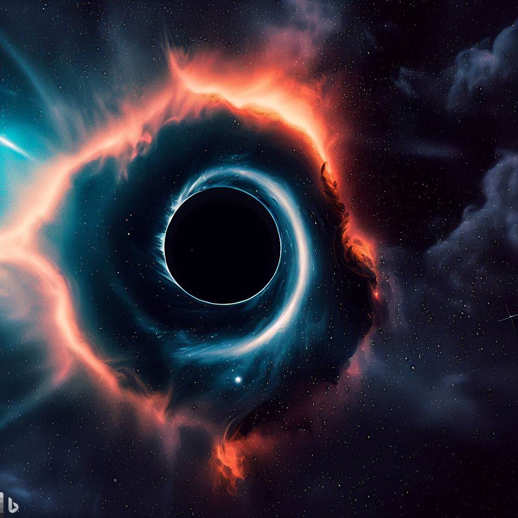 블랙홀 가상 이미지(2)