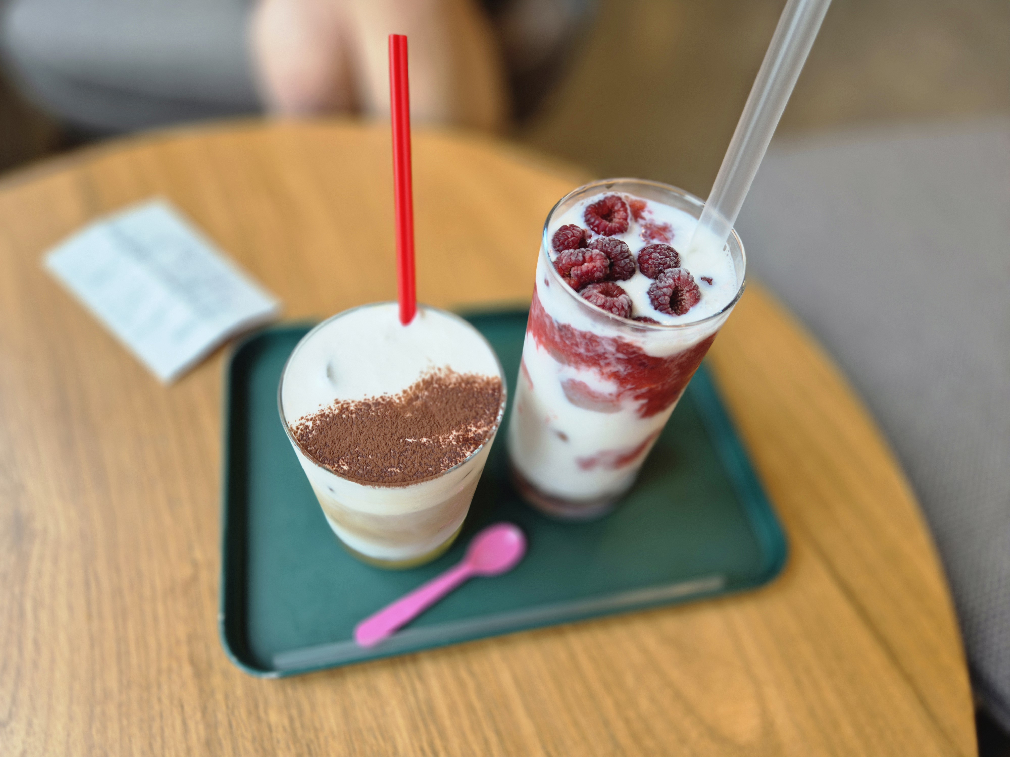 파운딩 파머스 라떼와 스무디