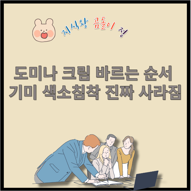 도미나 크림 바르는 순서 기미 색소침착 진짜 사라짐