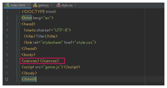 [웹 게임 개발] 핑퐁 - 화면 만들기 - 3