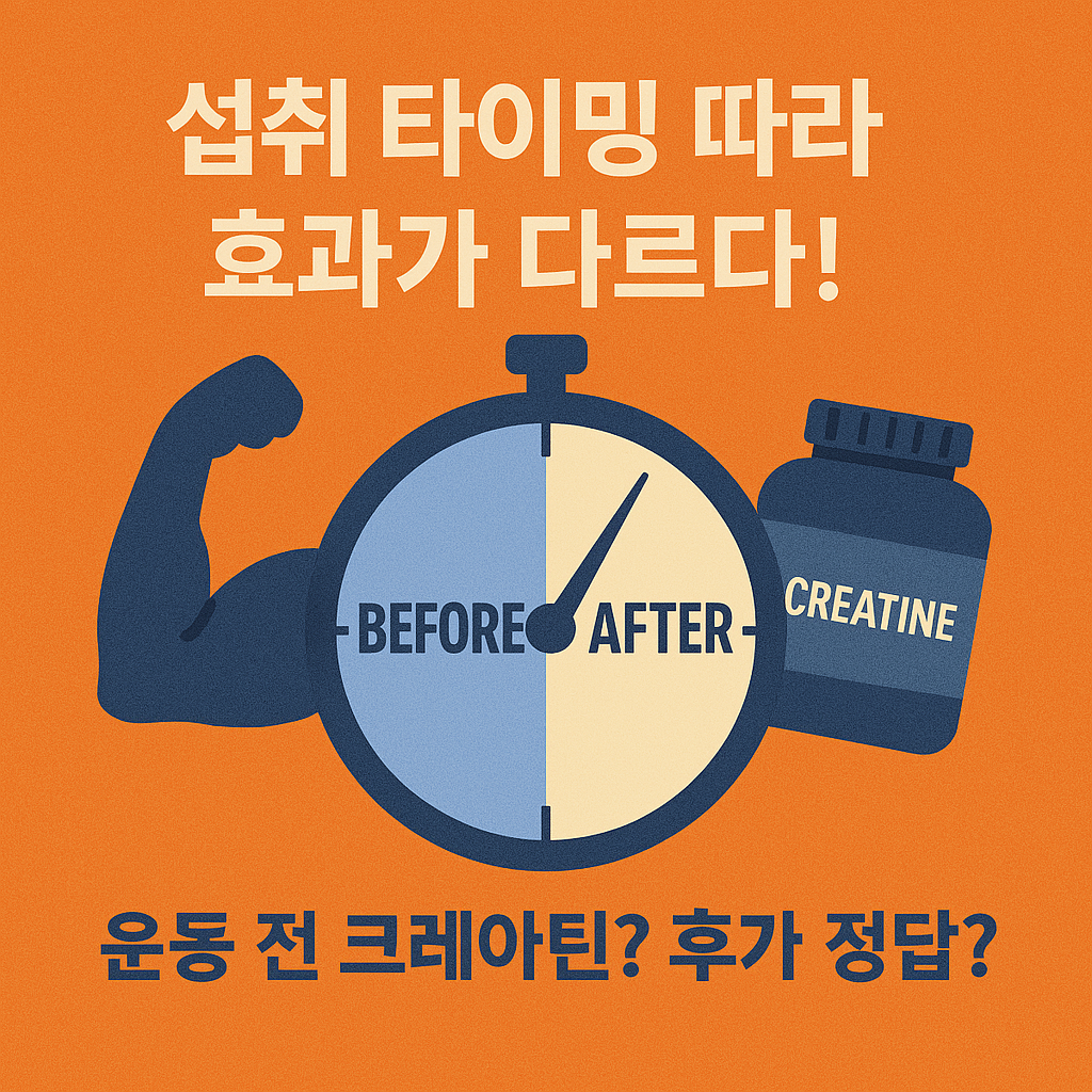 운동 전후 크레아틴 효과 비교: 언제 먹어야 가장 좋을까?