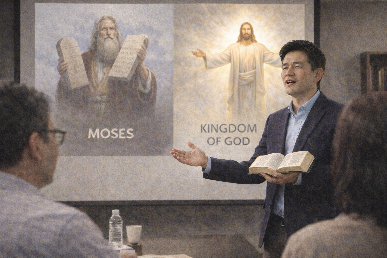 행 28:23 말씀에서&amp;#44; 바울은 자신의 삶의 많은 시간을 모세의 규율과 하나님의 나라를 전하는 일에 몰두하며 하나님의 사역을 진행한 것이 도전이 되었고&amp;#44; 저도 오늘 중 가급적 많은 시간 동안 하나님의 나라를 묵상하고 주님의 말씀을 전하려는 시도를 늘려가는 모습입니다.