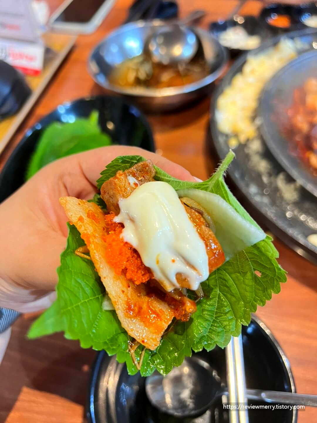 주꾸미 쌈 사진