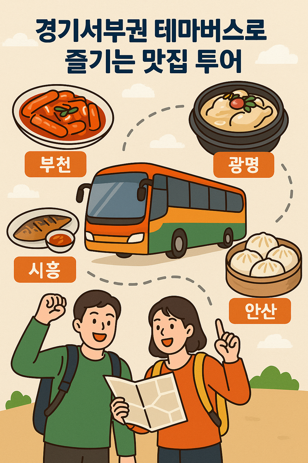 경기서부권 버스로 즐기는 맛집 투어(부천, 광명, 시흥, 안산)