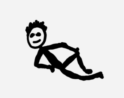 누워있는 쫄라맨 (출처 pixabay)