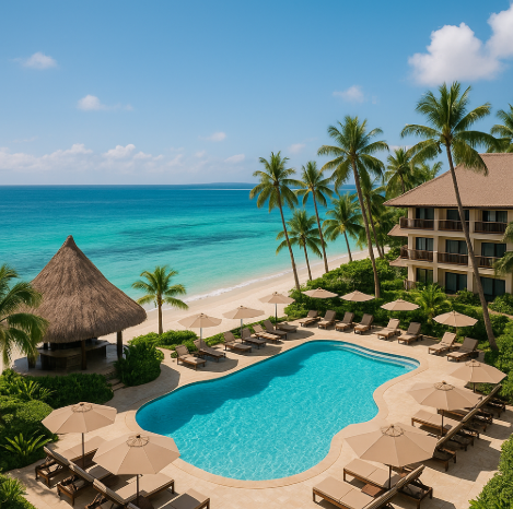 세부 리조트에서 즐기는 가족 휴가