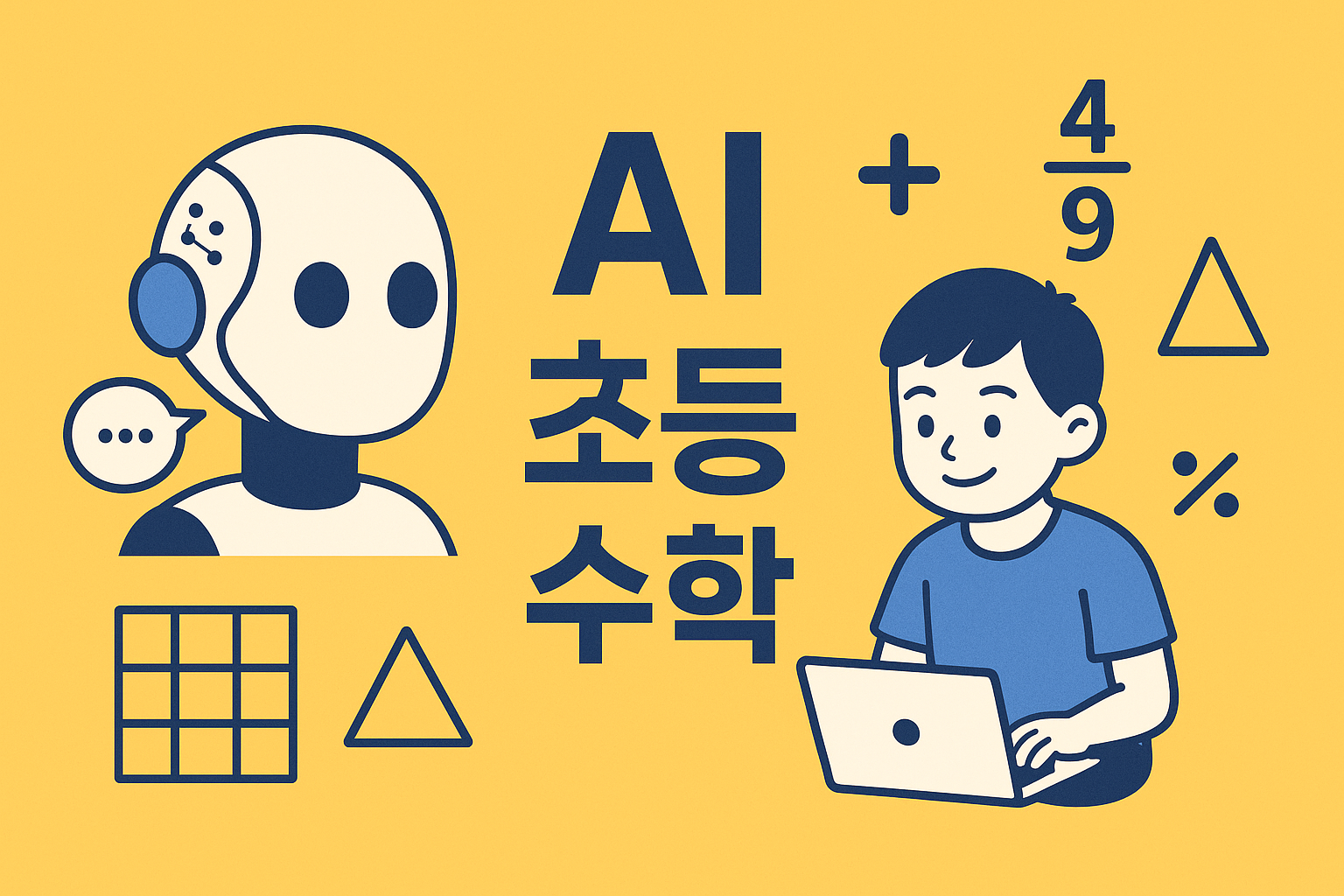 초등학교 수학 공부는 쉽고 재미있는 AI 맞춤형 학습하는 시대가 왔다.