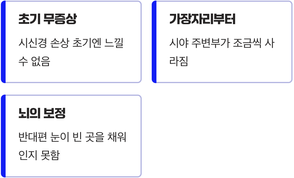 ‘소리 없는 시력 도둑’이라 불리는 이유