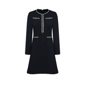 케네스레이디 포켓 A라인 트위드 원피스 EVOPLJ9700