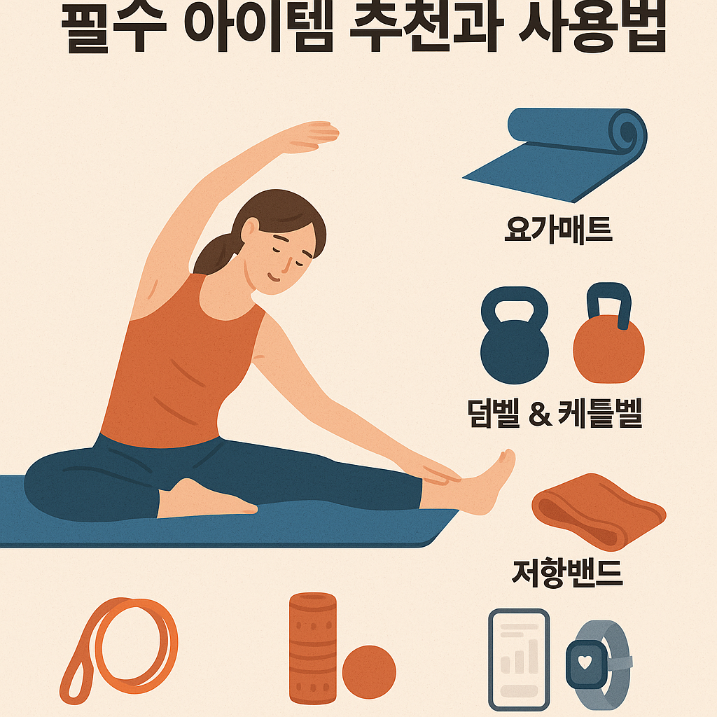홈트레이닝 필수아이템 사용법