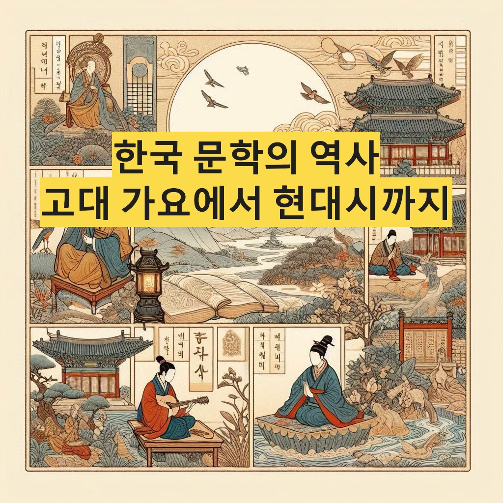 한국문학-고대가요-현대시