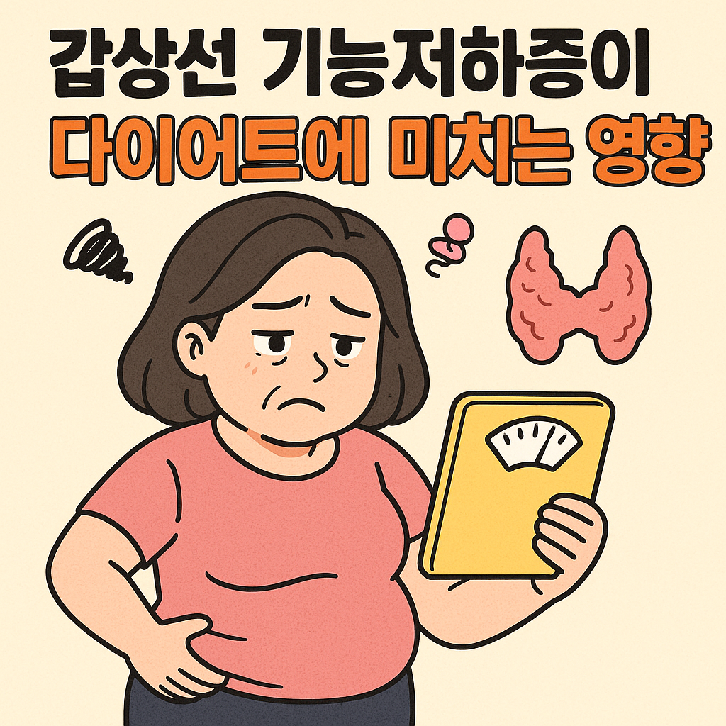 갑상선 기능저하증이 다이어트에 미치는 영향 관련사진