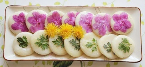 한국의 떡 종류 화전