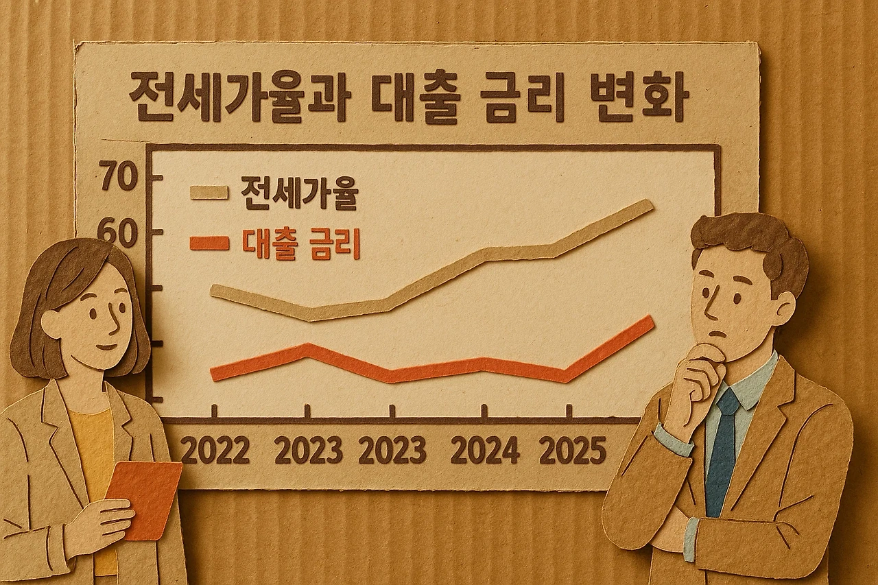 전세가율, 대출금리