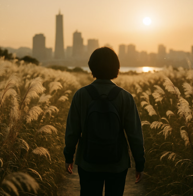 1. 하늘과 맞닿은 은빛 바다, 서울 하늘공원