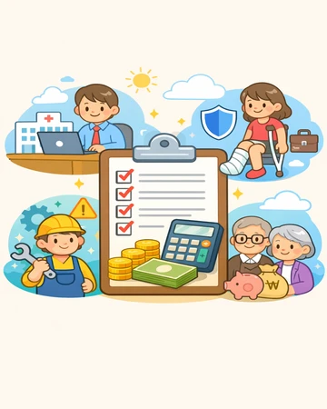 4대보험 계산기로 예상 보험료 확인 기준5