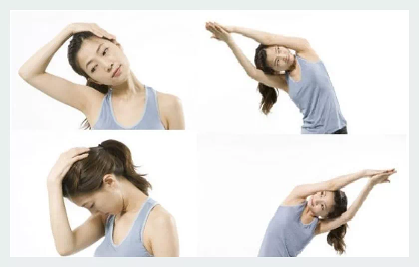 목과 어깨 스트레칭