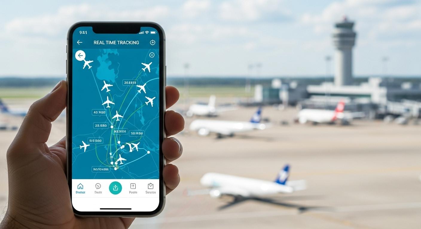 비행기 실시간 위치 추적 앱