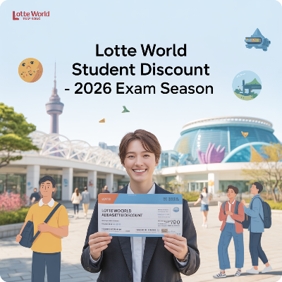 롯데월드 수험생 할인 이벤트|2026 수능 대비 이미지