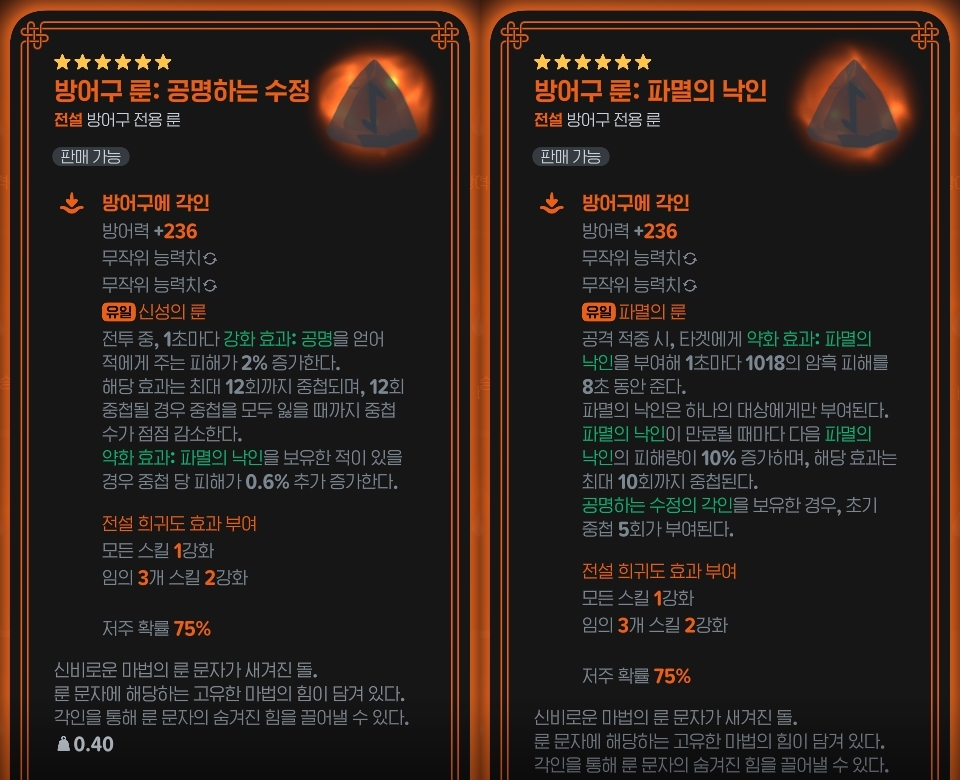 공명하는 수정과 파멸의 낙인