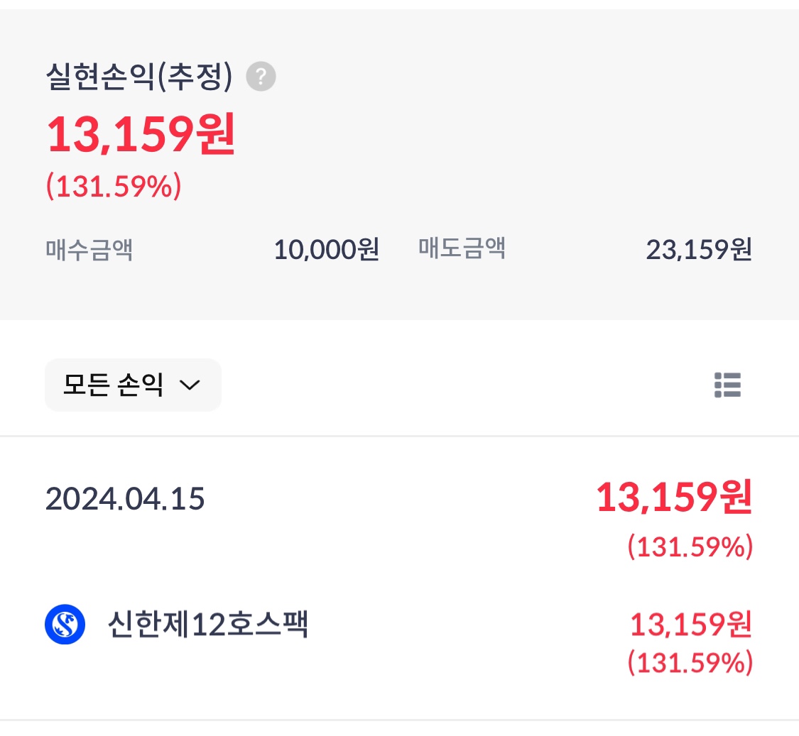 스팩주 매도 후기