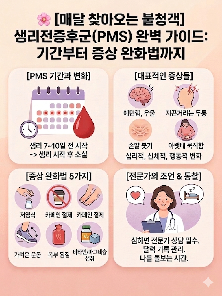 생리전증후군 증상완화법