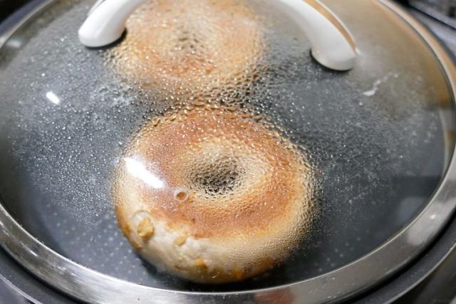 베이글 보관 냉동보관 해동 프라이팬