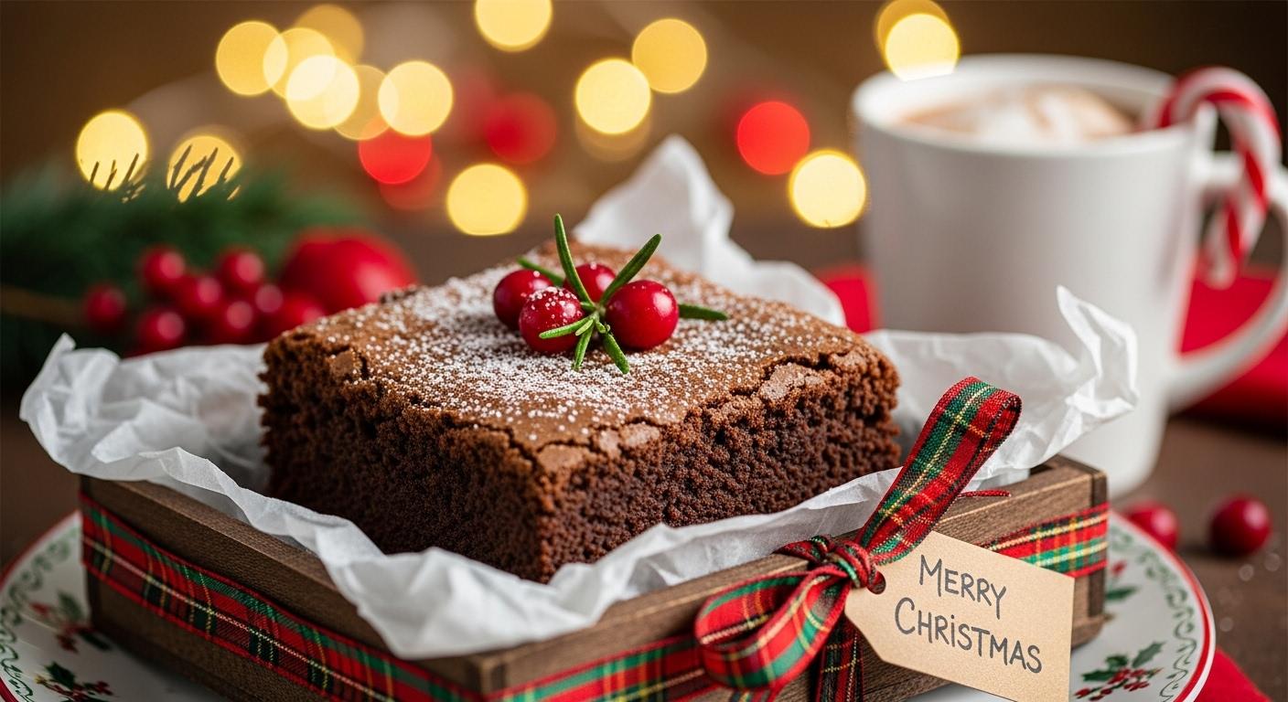 크리스마스 선물로 좋은 초코향 가득 브라우니