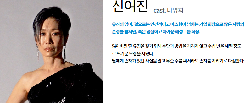 신데렐라 게임 등장인물 출연 줄거리