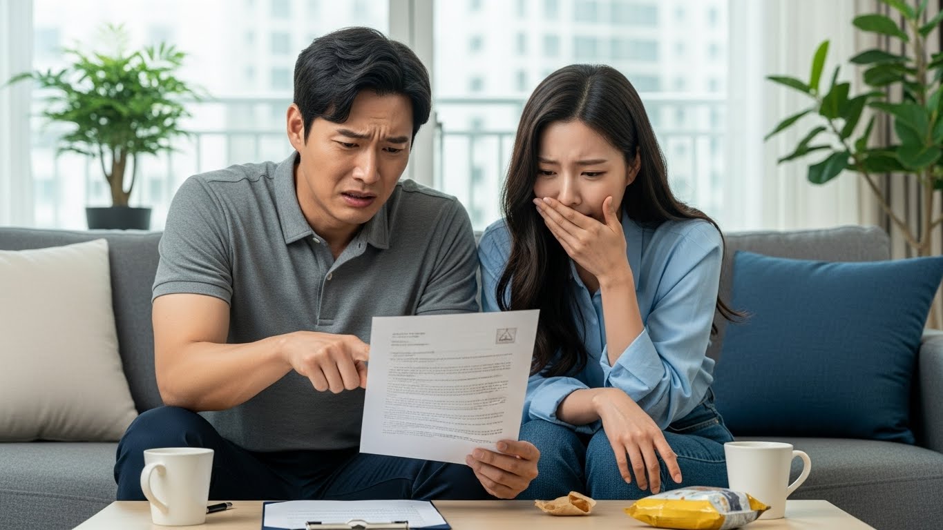 전세사기를 당한 부부 이미지